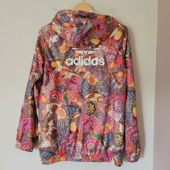 Adidas X Farm Rio Fugiprabali Women's Hooded Track Jacket Size Small - Picture 4 of 10
